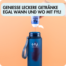 Lade das Bild in den Galerie-Viewer, 1050ml Tritan Trinkflasche (Dunkelblau)
