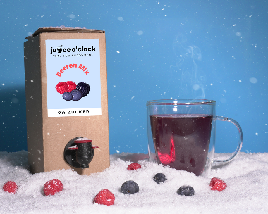 Umweltfreundliche Sirupbox Winter Edition Zuckerfrei